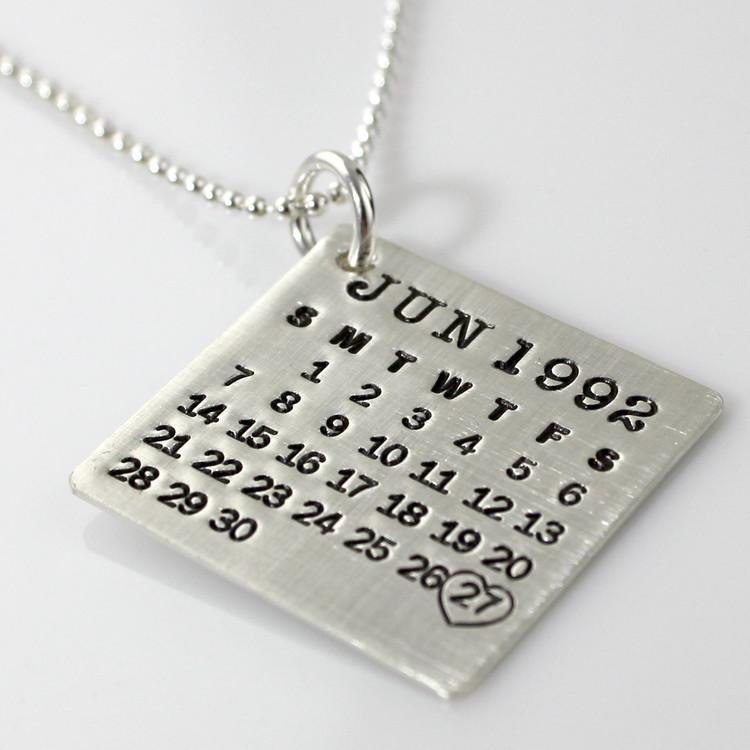 Mark Your Calendar Necklace Punky Jane