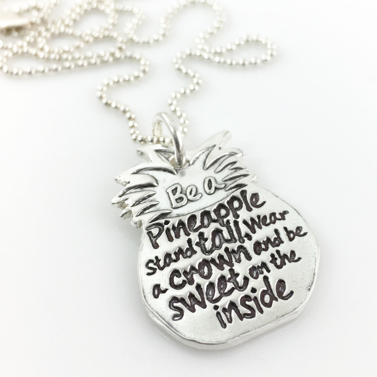 Be a Pineapple Inspirational Necklace