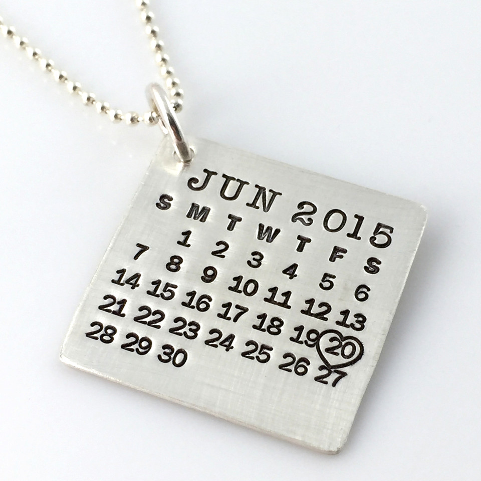 Mark Your Calendar Necklace Punky Jane