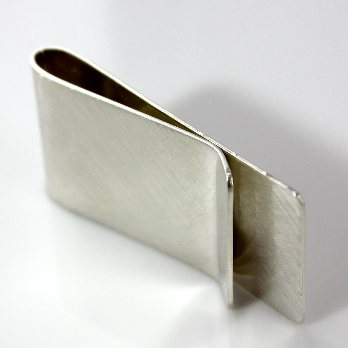 Ruler Hand Stamped Sterling Silver Money Clip