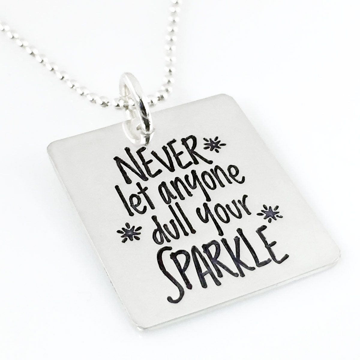 Your Custom Saying Or Quote On A Necklace