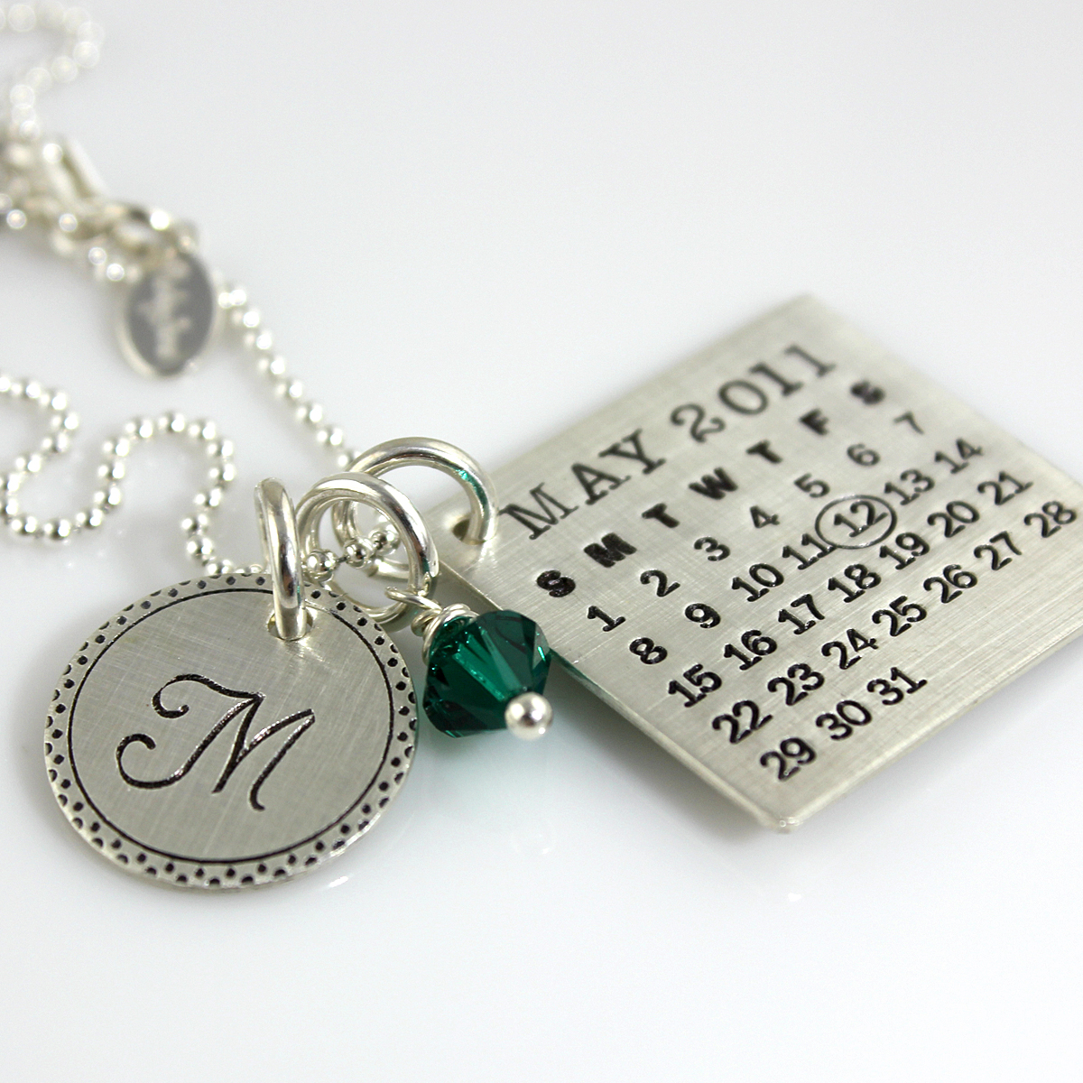 Calendar Necklace Sammi Customize And Print Calendar Necklace Sammi Customize And Print