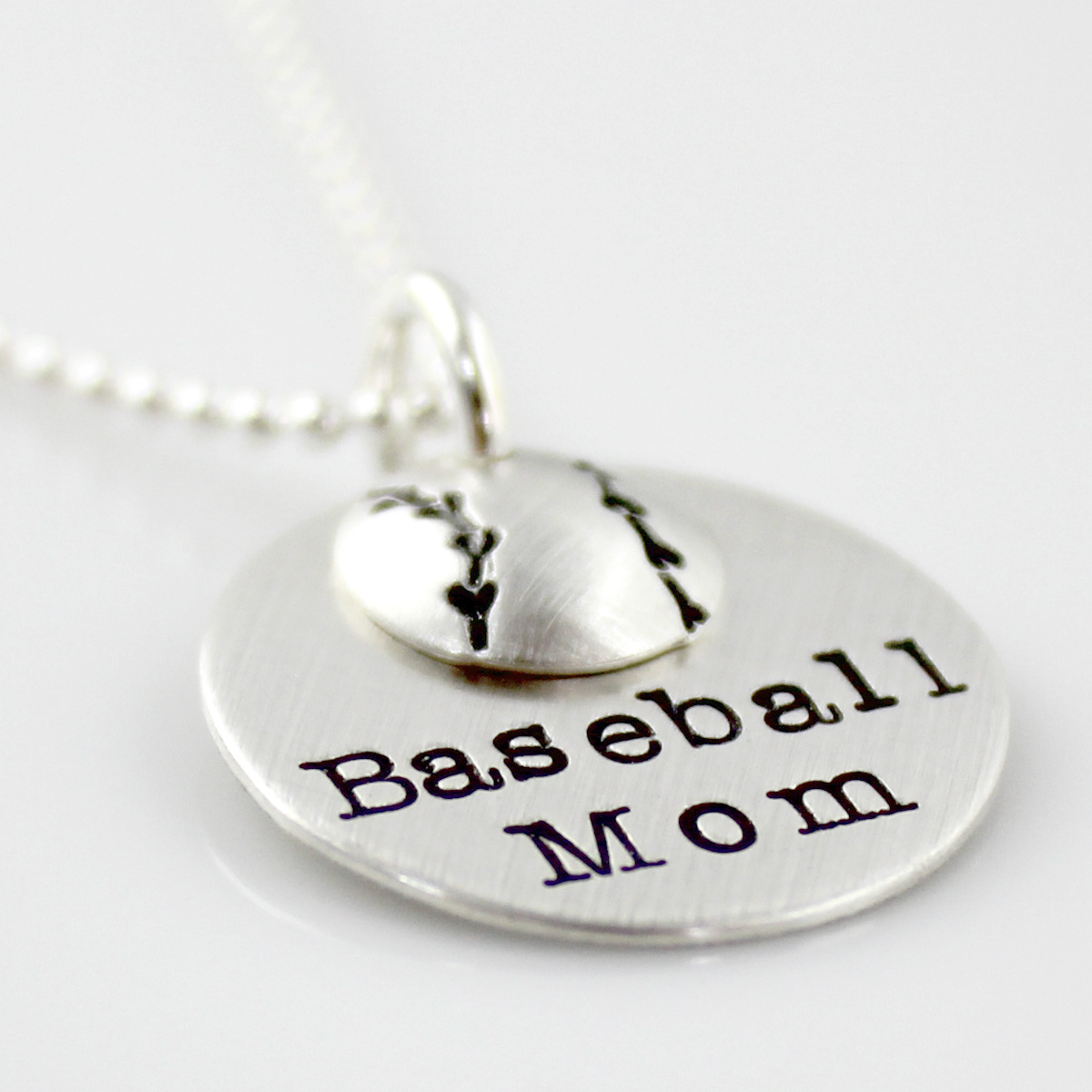 Capital Letters MUM Necklace in Sterling Silver - MYKA