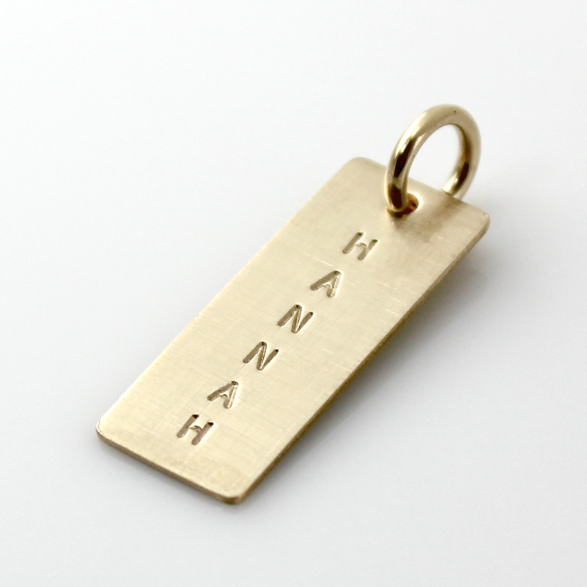 Add a Simple Name Tag - Short Gold Filled