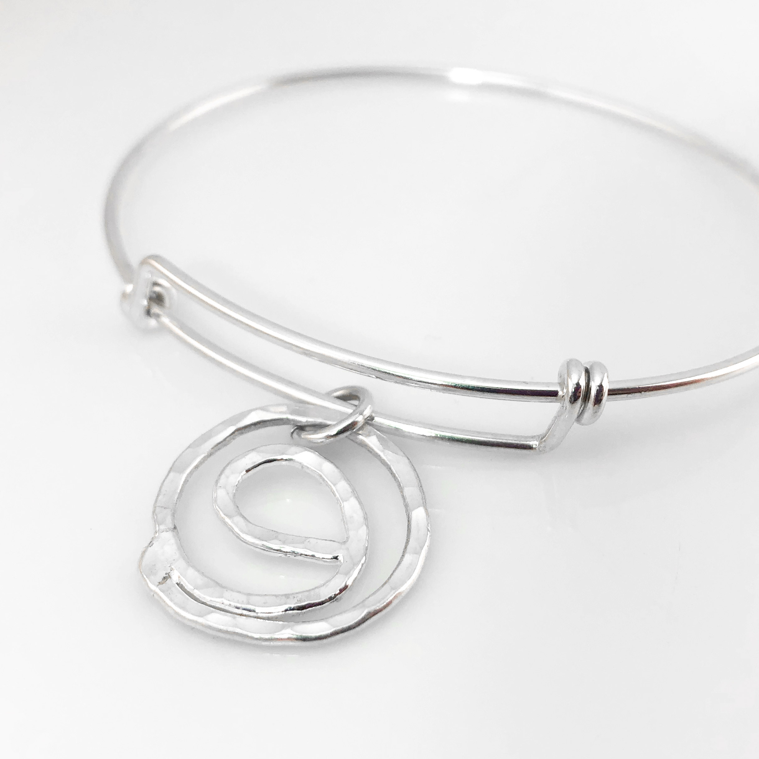 Gratitude Symbol Bangle Bracelet