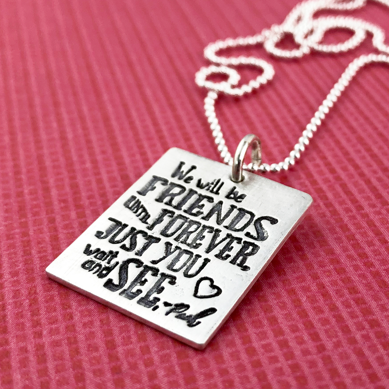 Bible Quotes Necklace - Dear Ava