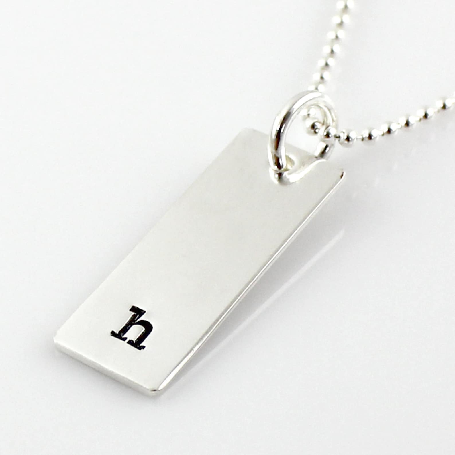 Initial Tag Necklace