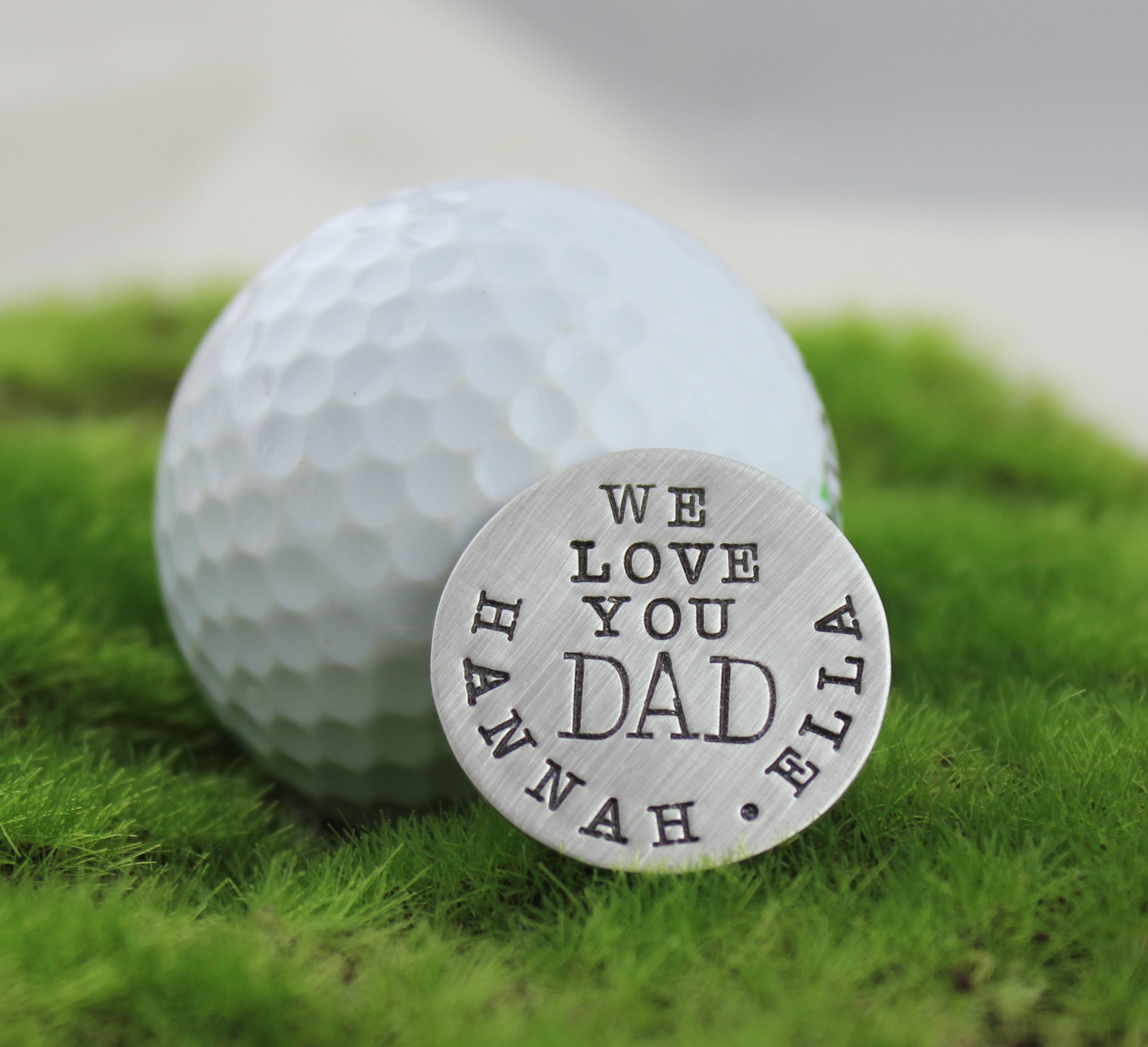 Personalized We Love You Golf Ball Marker