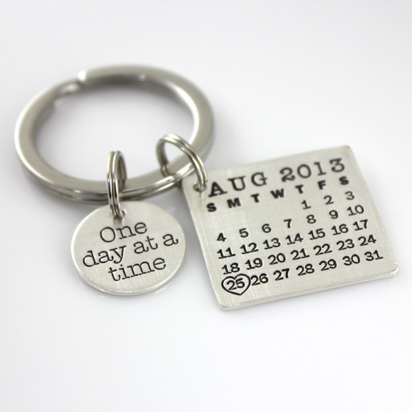 Couple on sale keychain calendar