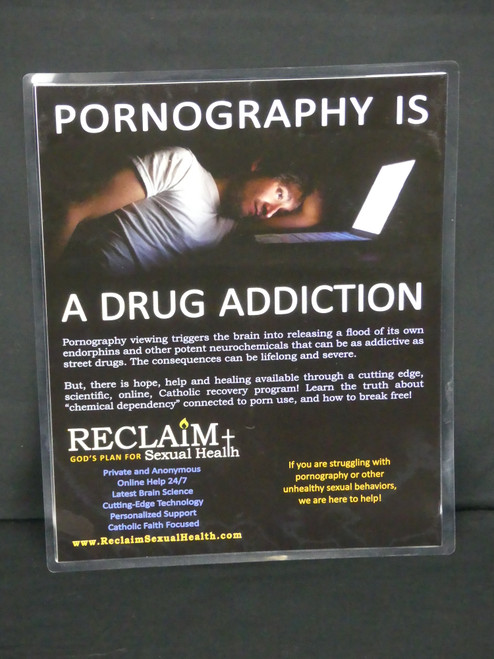 RECLAiM 2-sided Laminated Poster #1 Drug Addiction/Woman