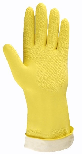 LINED LATEX GLOVES SMALL