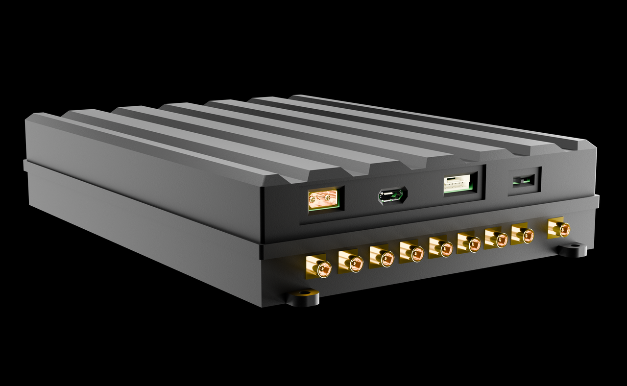 AJAS-8 CRPA anti-jam GNSS receiver top view