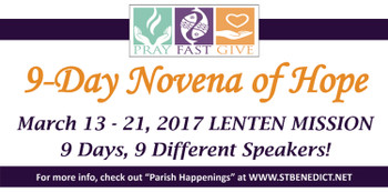 Outdoor lent banner Outdoor lent banner