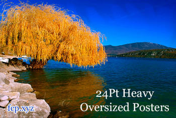 Oversized Low Quantity 24Pt Posters, Printed 1 Side or 2