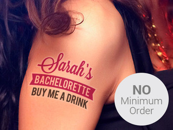 Temporary Tattoo with No Minimum Order Temporary Tattoo with No Minimum Order