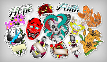 Temporary Tattoos, Use Your Art or Ours Temporary Tattoos, Use Your Art or Ours