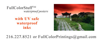 Endurace/Ultra Waterproof Tear Resistant Posters Printed One Side in Full Color Endurace/Ultra Waterproof Tear Resistant Posters Printed One Side in Full Color