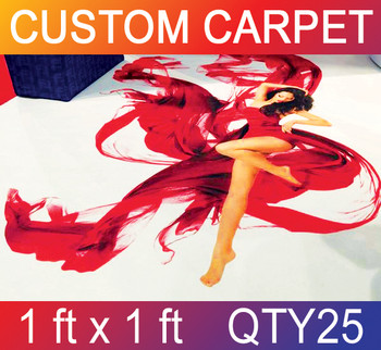 Skid Resistant Full Color Carpet 1 ft x 1 ft QTY25 Skid Resistant Full Color Carpet 1 ft x 1 ft QTY25