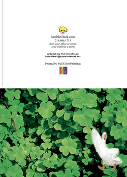 Outside aflac clover - greeting card Outside aflac clover - greeting card