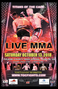 Five hundred 11x17full color titans of the cage flyers 100lb gloss text with aq Five hundred 11x17full color titans of the cage flyers 100lb gloss text with aq
