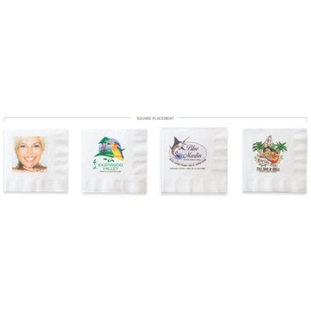 Full Color 3 Ply Beverage Napkins, Qty 100 Full Color 3 Ply Beverage Napkins, Qty 100