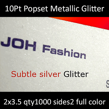 12Pt Popset Metal Infused Cards Full Color Both Sides 2x3.5 Quantity 1000 12Pt Popset Metal Infused Cards Full Color Both Sides 2x3.5 Quantity 1000