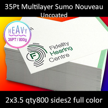 35Pt Sumo Nouveau Uncoated Cards Full Color Both Sides 2x3.5 Quantity 800 35Pt Sumo Nouveau Uncoated Cards Full Color Both Sides 2x3.5 Quantity 800