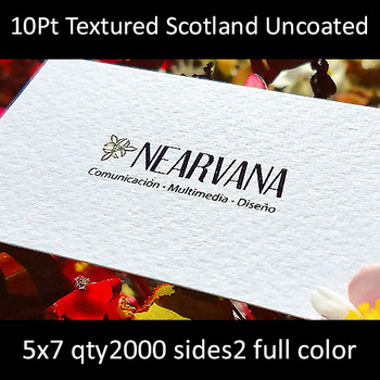 Postcards, Uncoated, Scotland Textured, 10Pt, 5x7, 2 sides, 2000 for $508 Postcards, Uncoated, Scotland Textured, 10Pt, 5x7, 2 sides, 2000 for $508