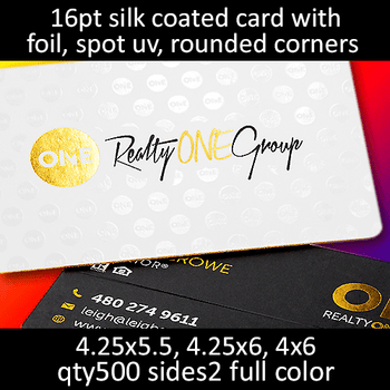 Postcards, Coated, Silk, Foil, Partial High Gloss UV, Round Corners, 16Pt, 4.25x5.5, 4.25x6, 4x6, 2 sides, 0500 for $216 Postcards, Coated, Silk, Foil, Partial High Gloss UV, Round Corners, 16Pt, 4.25x5.5, 4.25x6, 4x6, 2 sides, 0500 for $216