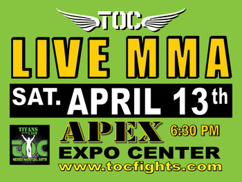 1500 titans of the cage tickets 16pt with super shiny finish, 500 11x17 flyers and 14 coroplast signs 1500 titans of the cage tickets 16pt with super shiny finish, 500 11x17 flyers and 14 coroplast signs