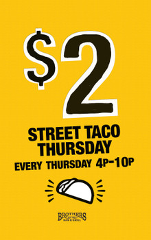 One double sided sign each for Bloomington (22x35) and Muncie (28x44), no grommets, ship One double sided sign each for Bloomington (22x35) and Muncie (28x44), no grommets, ship