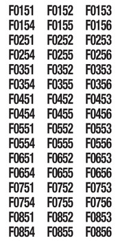 Fifty one 48x96 sheets (2265 signs) 5.875"x14.875" 4mm coroplast signs, one sided with 2 hole drill