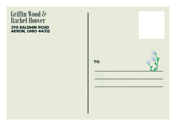 Matte finish 4.25x6 postcard printed both sides Matte finish 4.25x6 postcard printed both sides