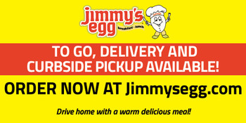One 48x96 15oz double sided banners for Jimmy's Egg with wind slits and overnight ship to McAllen Tx One 48x96 15oz double sided banners for Jimmy's Egg with wind slits and overnight ship to McAllen Tx