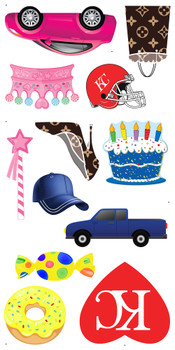 Yard decorations, 13 sheets, 5 custom design, ship Yard decorations, 13 sheets, 5 custom design, ship
