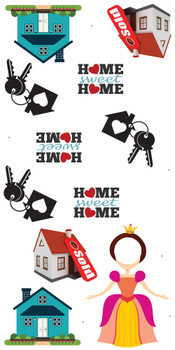 One sheet yard decorations for North KC with ship