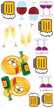 Three sheets yard decorations, one custom, ship to Manhattan