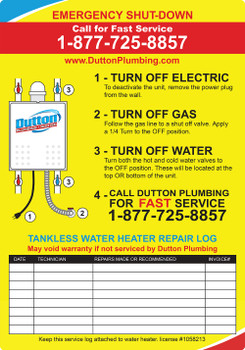 500 7x10 matte lam super sticky tankless water heater stickers with sheeting and ship 500 7x10 matte lam super sticky tankless water heater stickers with sheeting and ship