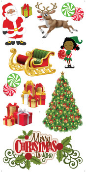 One sheet yard christmas signs, ship