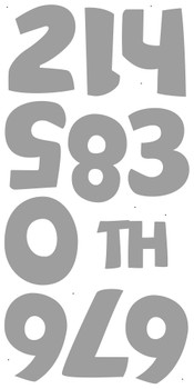 Ten sheets shape cut signs, four  custom, ship Ten sheets shape cut signs, four  custom, ship