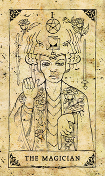 Three hundred sets of 12 tarot cards printed 2 sides on 16pt eggshell textured cardstock AND 300 mini 16 page full color booklets, ship