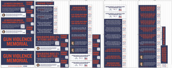 Five double sided coroplast sheets cut to various sizes, ship Five double sided coroplast sheets cut to various sizes, ship