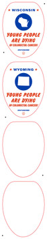 Project tidy bowl: toilet cover 50 state stickers, inside toilet cover logo stickers and under seat state coro signs, shiup Project tidy bowl: toilet cover 50 state stickers, inside toilet cover logo stickers and under seat state coro signs, shiup