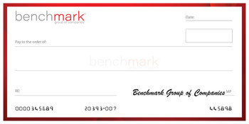 Six 46x23 4mm coroplast checks with dry erase lamination, ship
