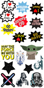 Seven sheets for Wichita, one custom, ship