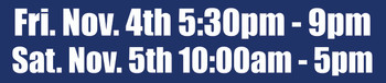 Twenty-Six Stickers for 2023 holiday bazaar measuring 24.8x5.4" on adhesive backed vinyl, ship Twenty-Six Stickers for 2023 holiday bazaar measuring 24.8x5.4" on adhesive backed vinyl, ship