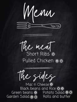 One 30x70 4mm coro print, 18x24 menus to fill up the sheet, ship