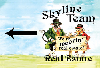 Fifty each of double sided 18x12 coroplast signs and spider stakes, ship