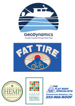 Two 12'x17' mesh banners with grommets every 18" all around, ship Two 12'x17' mesh banners with grommets every 18" all around, ship