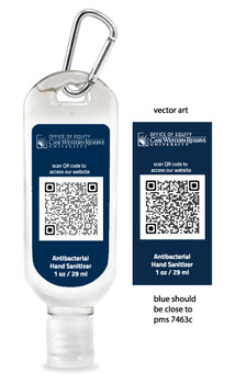 Two-hundred fifty each of webcam covers, pen-highlighters and clip-on antibacterial lotion, all with equity cwru logo Two-hundred fifty each of webcam covers, pen-highlighters and clip-on antibacterial lotion, all with equity cwru logo